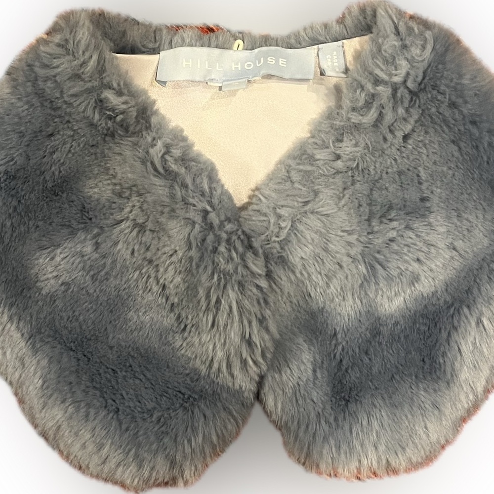 Hillhouse Faux Fur Blue Collar